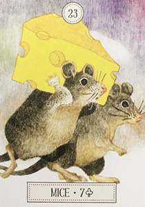 ルノルマン恋占い鼠の意味